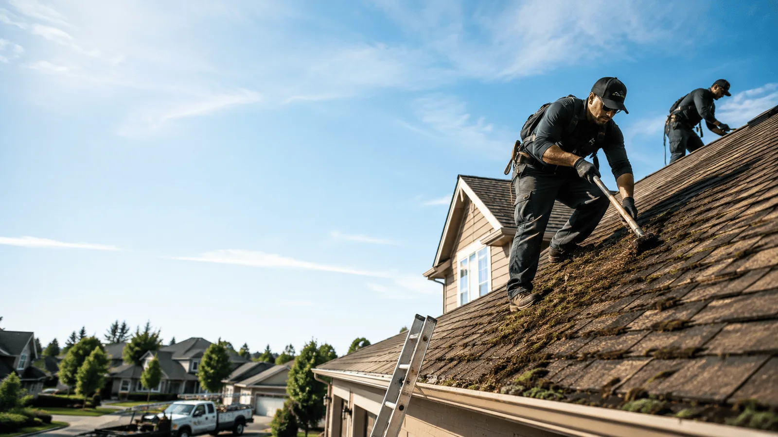 Roof Moss Removal in Abingdon, IL near me